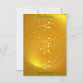 | モダンラグジュアリー返信カード 出欠カード (裏面)