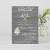 モダンラスティックバーンワッドアニバーサリー 招待状 (スタンド正面)