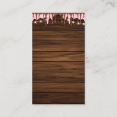 モダンラスティック アイスクリーム スクープ ドローイング ベビーシャワー エンクロージャーカード (裏面)