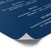 モダンラスティック ウェディング バーメニュー サイン ドリンク (角)