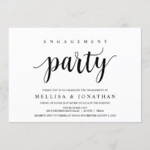 モダンラスティック ブラック 婚約パーティー