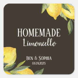 モダンラスティック レモン 自家製リモンチェッロ スクエアシール