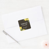 モダンラスティック レモン 自家製リモンチェッロ スクエアシール (封筒)