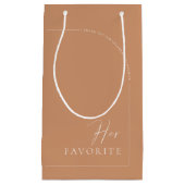 モダンラストア結婚ーチズゲストハお気に入りのイ スモールペーパーバッグ (正面)