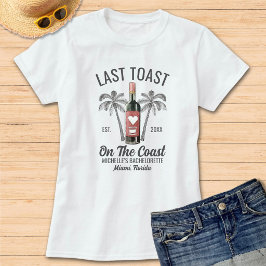 モダンラストトーストビーチバチェロレッテブライズメイド Tシャツ