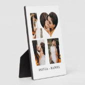 モダンラブハートフォトインスタグラムバレンタインデー フォトプラーク (側面)