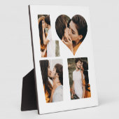 モダンラブハートフォトインスタグラムバレンタインデー フォトプラーク (側面)