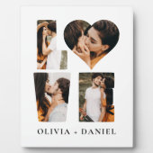 モダンラブハートフォトインスタグラムバレンタインデー フォトプラーク (正面)