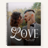 モダンラブ オーダーメイド ウェディング 2枚の写真 結婚式 ノートブック (正面)