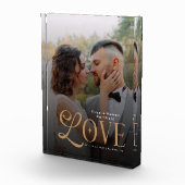 モダンラブ カスタム ウェディング フォト カップル モノグラム (右)