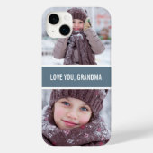 モダンラブ・ユー・グランマ 2枚の写真 Case-Mate iPhoneケース (裏面)