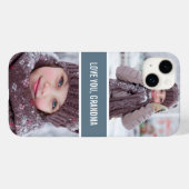 モダンラブ・ユー・グランマ 2枚の写真 Case-Mate iPhoneケース (裏面 (横))