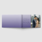 モダンラベンダー写真 ゲストブック (全面)