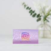 モダンラメボケ, Instagram ソーシャルメディア 名刺 (スタンド正面)
