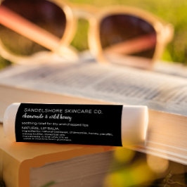 モダンリップクリーム黒製品原料リスト ラベル