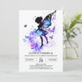 モダンリトルフェアリーの誕生日 招待状 (スタンド正面)