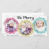 モダンリースはメリー3枚の白 シーズンカード (正面/裏面)