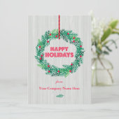 モダンリース企業のホリデーカード シーズンカード (スタンド正面)