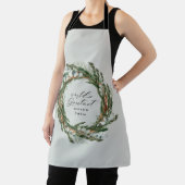 モダンリース台本の世界で最も偉大な家族ギフト エプロン (インサイチュ)