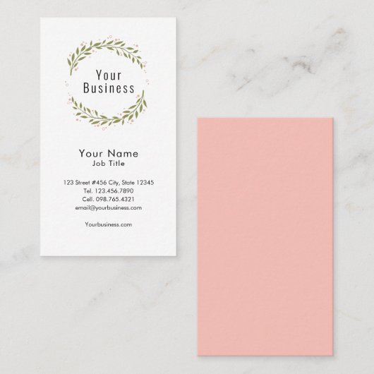 モダンリース 名刺 (正面/裏面)