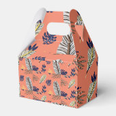 モダンリーフパターン パーティー用品 フェイバーボックス (裏面サイド)