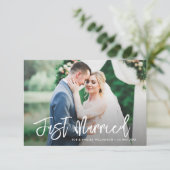 モダンレタリングス結婚クリプト発表 サンキューカード (スタンド正面)