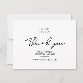 モダンレタリング業務パッケージサンキューカード サンキューカード