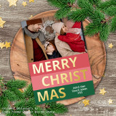 モダンレトロクラスはっきりしたストライプ金ゴールド 箔シーズンカード