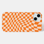 モダンレトロサイケデリックオ市松模様にレン Case-Mate iPhoneケース (裏面 (横))