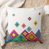 モダンレトロダイヤモンド クッション (ブランケット)