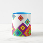 モダンレトロダイヤモンド ツートーンマグカップ (中央)