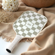 モダンレトロパタ市松模様にーンカスタムモノグラム