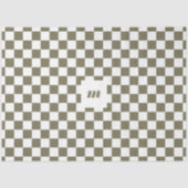 モダンレトロパタ市松模様にーンカスタムモノグラム 薄葉紙 (正面)