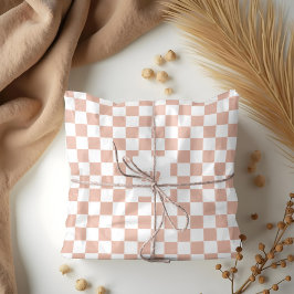 モダンレトロパタ市松模様にーンカスタムモノグラム 薄葉紙