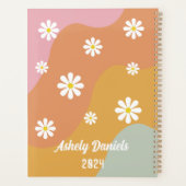 モダンレトロパーソナライズされた プランナー手帳 (裏面)