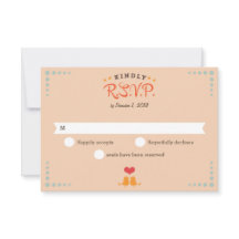 モダンレトロビニールレコードオレンジスカイブルーRSVP