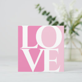 モダンレトロピンクブライダルシャワー 招待状