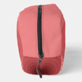 モダンレトロピンク赤いハートプリントカットソーバッグ ドップキット (右)