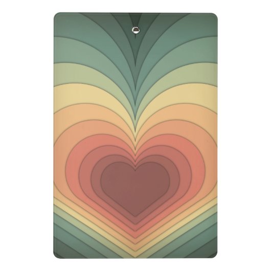 モダンレトロファンキーロマンチックかわいいミニクリップボード ミニクリップボード (裏面)