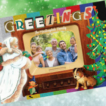 モダンレトロフォトクリスマスホリデー