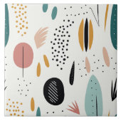 モダンレトロボホ抽象芸術コレクション タイル (正面)