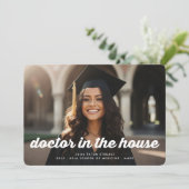 モダンレトロメディカルドクター2写真卒業 案内状 (スタンド正面)