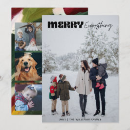 モダンレトロメリーEverything Christmas 5写真 シーズンカード