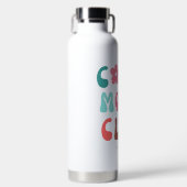 モダンレトロモムスクールクラブヴィンテージグルーヴィデイジー ウォーターボトル (正面)