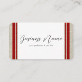 モダンレトロリフェイクネンQRコードソーシャルメディア 名刺 (正面)