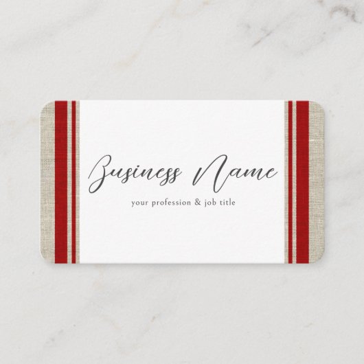 モダンレトロリフェイクネンQRコードソーシャルメディア 名刺 (正面)