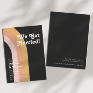 モダンレトロレインボーダークエロペメント発表 招待状