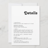 モダンレトロレタリングの全結婚体 招待状 (裏面)