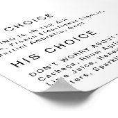 モダンレトロレタリング シグネチャードリンクサイン ポスター (角)