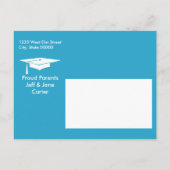 モダンレトロ卒業カード 案内ポストカード (裏面)